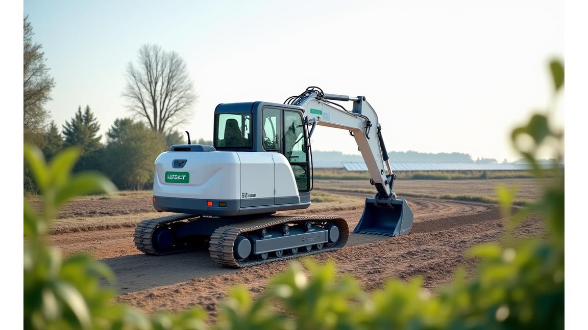 Excavadora eléctrica sostenible